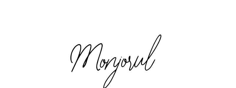 How to make Monjorul signature? Bearetta-2O07w is a professional autograph style. Create handwritten signature for Monjorul name. Monjorul signature style 12 images and pictures png