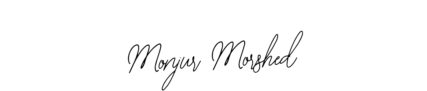 Similarly Bearetta-2O07w is the best handwritten signature design. Signature creator online .You can use it as an online autograph creator for name Monjur Morshed. Monjur Morshed signature style 12 images and pictures png