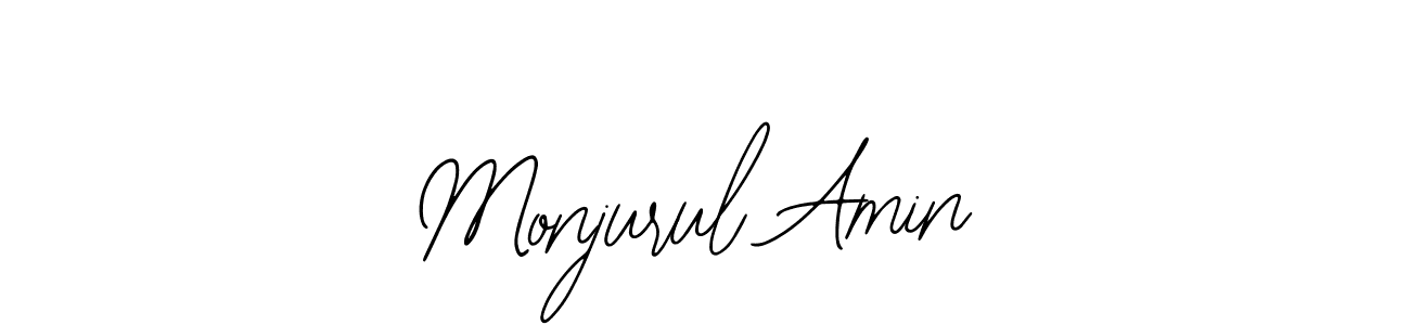 if you are searching for the best signature style for your name Monjurul Amin. so please give up your signature search. here we have designed multiple signature styles  using Bearetta-2O07w. Monjurul Amin signature style 12 images and pictures png