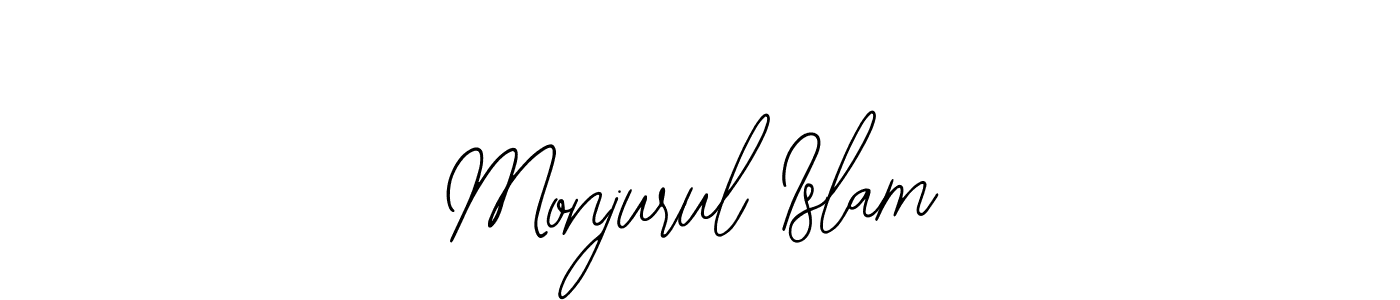 Similarly Bearetta-2O07w is the best handwritten signature design. Signature creator online .You can use it as an online autograph creator for name Monjurul Islam. Monjurul Islam signature style 12 images and pictures png