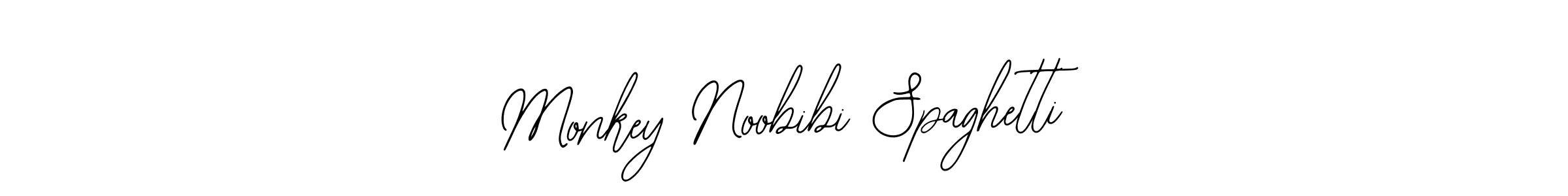 Monkey Noobibi Spaghetti stylish signature style. Best Handwritten Sign (Bearetta-2O07w) for my name. Handwritten Signature Collection Ideas for my name Monkey Noobibi Spaghetti. Monkey Noobibi Spaghetti signature style 12 images and pictures png