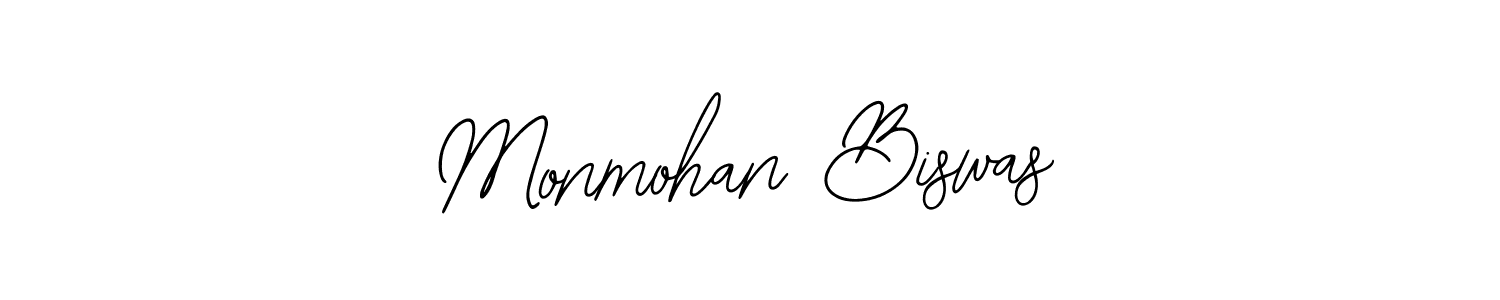 Make a beautiful signature design for name Monmohan Biswas. With this signature (Bearetta-2O07w) style, you can create a handwritten signature for free. Monmohan Biswas signature style 12 images and pictures png