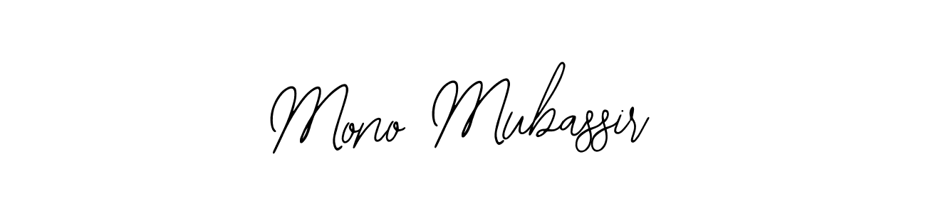 How to Draw Mono Mubassir signature style? Bearetta-2O07w is a latest design signature styles for name Mono Mubassir. Mono Mubassir signature style 12 images and pictures png