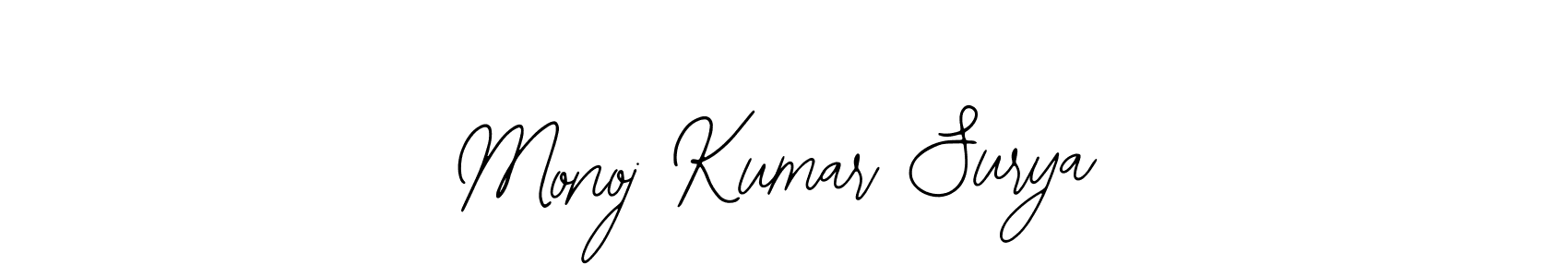 It looks lik you need a new signature style for name Monoj Kumar Surya. Design unique handwritten (Bearetta-2O07w) signature with our free signature maker in just a few clicks. Monoj Kumar Surya signature style 12 images and pictures png