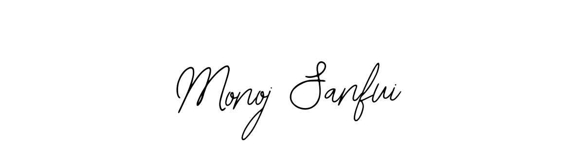 It looks lik you need a new signature style for name Monoj Sanfui. Design unique handwritten (Bearetta-2O07w) signature with our free signature maker in just a few clicks. Monoj Sanfui signature style 12 images and pictures png