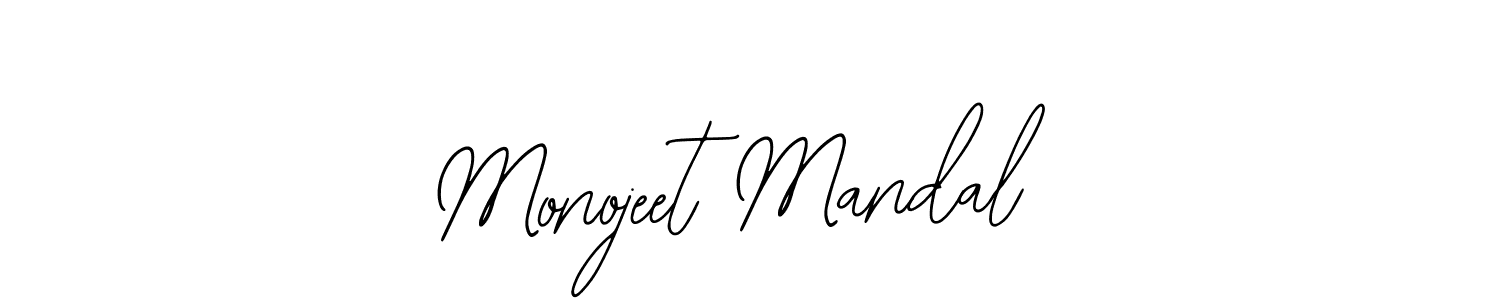 How to make Monojeet Mandal signature? Bearetta-2O07w is a professional autograph style. Create handwritten signature for Monojeet Mandal name. Monojeet Mandal signature style 12 images and pictures png