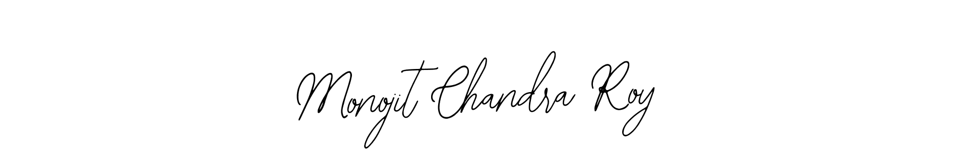 Use a signature maker to create a handwritten signature online. With this signature software, you can design (Bearetta-2O07w) your own signature for name Monojit Chandra Roy. Monojit Chandra Roy signature style 12 images and pictures png