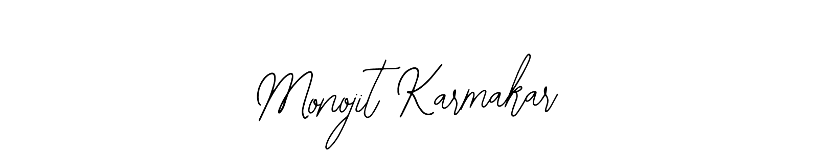 Make a beautiful signature design for name Monojit Karmakar. With this signature (Bearetta-2O07w) style, you can create a handwritten signature for free. Monojit Karmakar signature style 12 images and pictures png