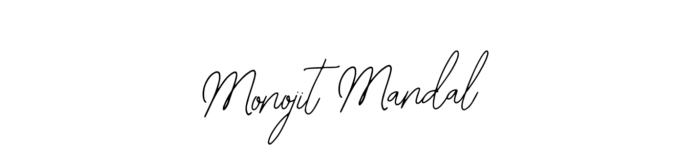 Similarly Bearetta-2O07w is the best handwritten signature design. Signature creator online .You can use it as an online autograph creator for name Monojit Mandal. Monojit Mandal signature style 12 images and pictures png