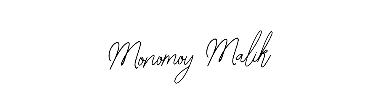 Use a signature maker to create a handwritten signature online. With this signature software, you can design (Bearetta-2O07w) your own signature for name Monomoy Malik. Monomoy Malik signature style 12 images and pictures png