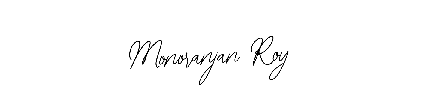 The best way (Bearetta-2O07w) to make a short signature is to pick only two or three words in your name. The name Monoranjan Roy include a total of six letters. For converting this name. Monoranjan Roy signature style 12 images and pictures png