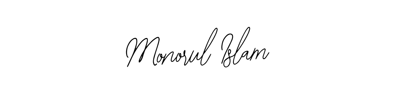 Monorul Islam stylish signature style. Best Handwritten Sign (Bearetta-2O07w) for my name. Handwritten Signature Collection Ideas for my name Monorul Islam. Monorul Islam signature style 12 images and pictures png