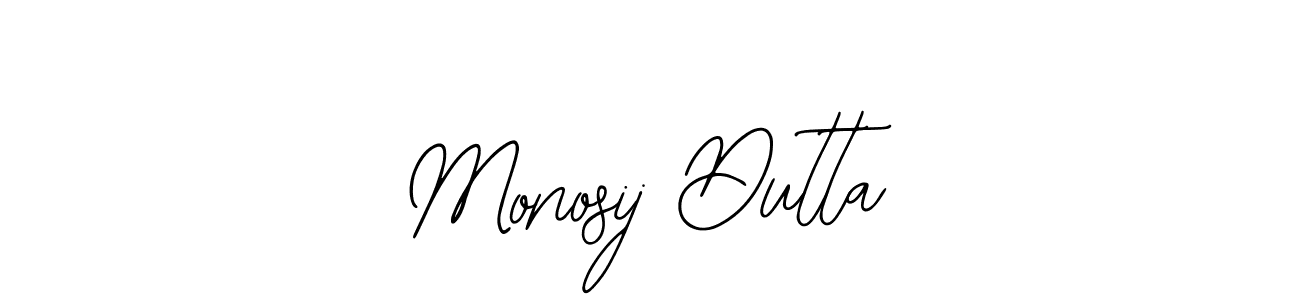 Design your own signature with our free online signature maker. With this signature software, you can create a handwritten (Bearetta-2O07w) signature for name Monosij Dutta. Monosij Dutta signature style 12 images and pictures png