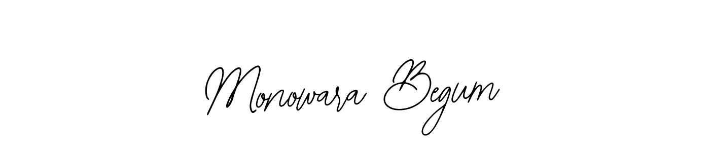 Make a beautiful signature design for name Monowara Begum. Use this online signature maker to create a handwritten signature for free. Monowara Begum signature style 12 images and pictures png