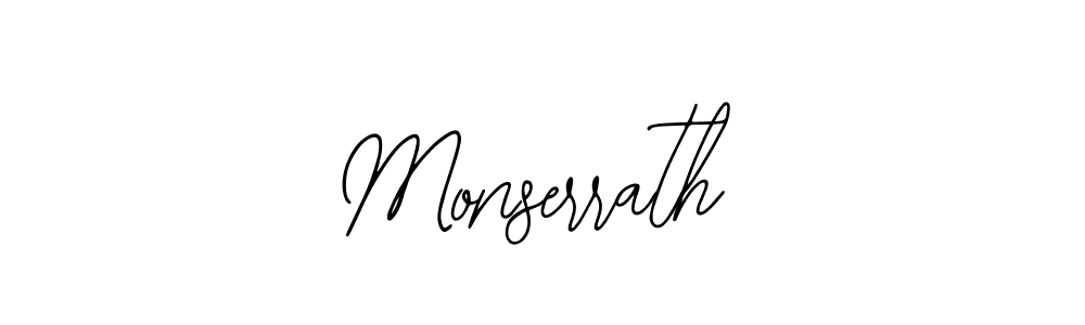 Bearetta-2O07w is a professional signature style that is perfect for those who want to add a touch of class to their signature. It is also a great choice for those who want to make their signature more unique. Get Monserrath name to fancy signature for free. Monserrath signature style 12 images and pictures png