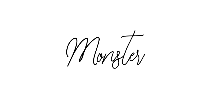 How to make Monster signature? Bearetta-2O07w is a professional autograph style. Create handwritten signature for Monster name. Monster signature style 12 images and pictures png