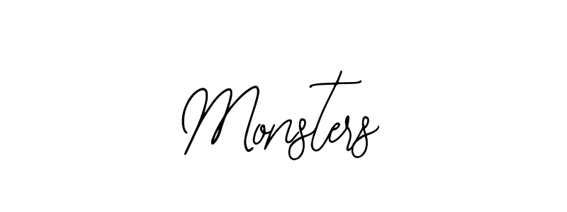 The best way (Bearetta-2O07w) to make a short signature is to pick only two or three words in your name. The name Monsters include a total of six letters. For converting this name. Monsters signature style 12 images and pictures png