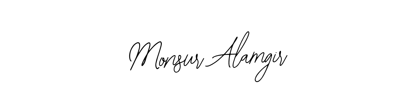 Similarly Bearetta-2O07w is the best handwritten signature design. Signature creator online .You can use it as an online autograph creator for name Monsur Alamgir. Monsur Alamgir signature style 12 images and pictures png