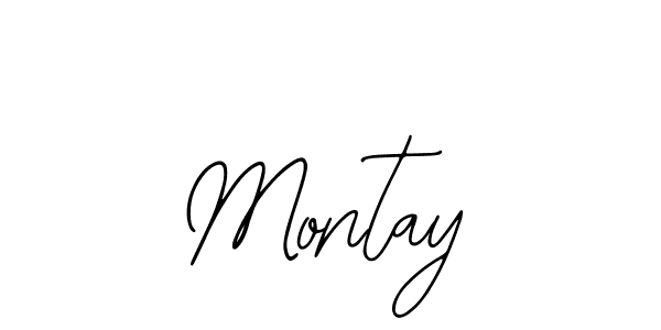 if you are searching for the best signature style for your name Montay. so please give up your signature search. here we have designed multiple signature styles  using Bearetta-2O07w. Montay signature style 12 images and pictures png