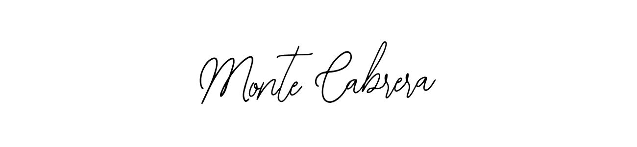 Monte Cabrera stylish signature style. Best Handwritten Sign (Bearetta-2O07w) for my name. Handwritten Signature Collection Ideas for my name Monte Cabrera. Monte Cabrera signature style 12 images and pictures png