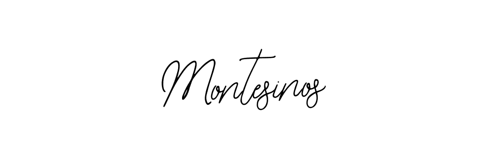 Design your own signature with our free online signature maker. With this signature software, you can create a handwritten (Bearetta-2O07w) signature for name Montesinos. Montesinos signature style 12 images and pictures png