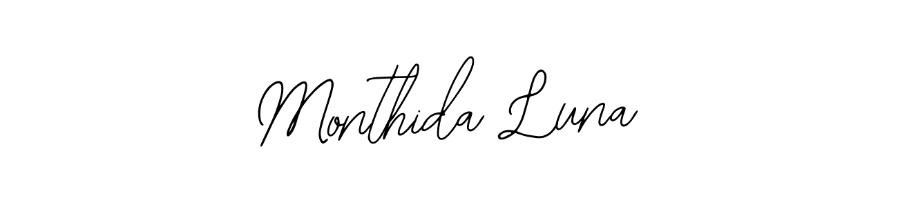 Best and Professional Signature Style for Monthida Luna. Bearetta-2O07w Best Signature Style Collection. Monthida Luna signature style 12 images and pictures png