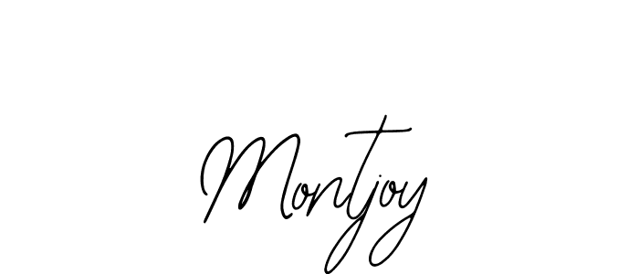 Use a signature maker to create a handwritten signature online. With this signature software, you can design (Bearetta-2O07w) your own signature for name Montjoy. Montjoy signature style 12 images and pictures png