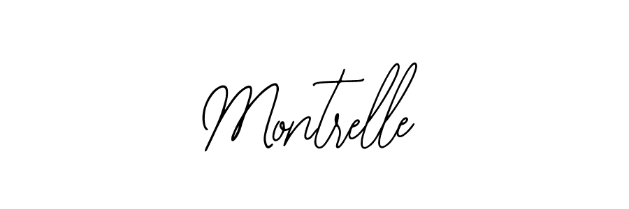 How to make Montrelle name signature. Use Bearetta-2O07w style for creating short signs online. This is the latest handwritten sign. Montrelle signature style 12 images and pictures png