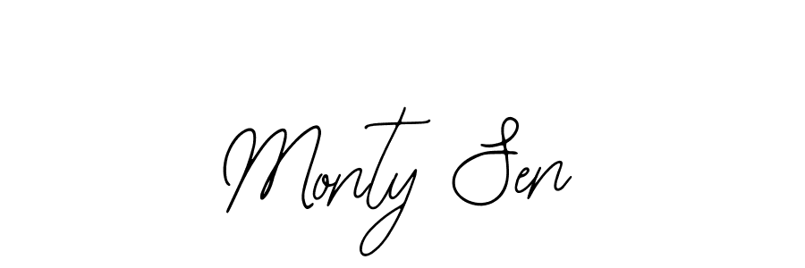 Best and Professional Signature Style for Monty Sen. Bearetta-2O07w Best Signature Style Collection. Monty Sen signature style 12 images and pictures png