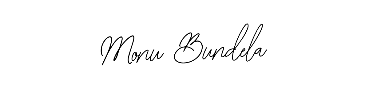 How to make Monu Bundela signature? Bearetta-2O07w is a professional autograph style. Create handwritten signature for Monu Bundela name. Monu Bundela signature style 12 images and pictures png