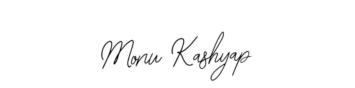 Monu Kashyap stylish signature style. Best Handwritten Sign (Bearetta-2O07w) for my name. Handwritten Signature Collection Ideas for my name Monu Kashyap. Monu Kashyap signature style 12 images and pictures png