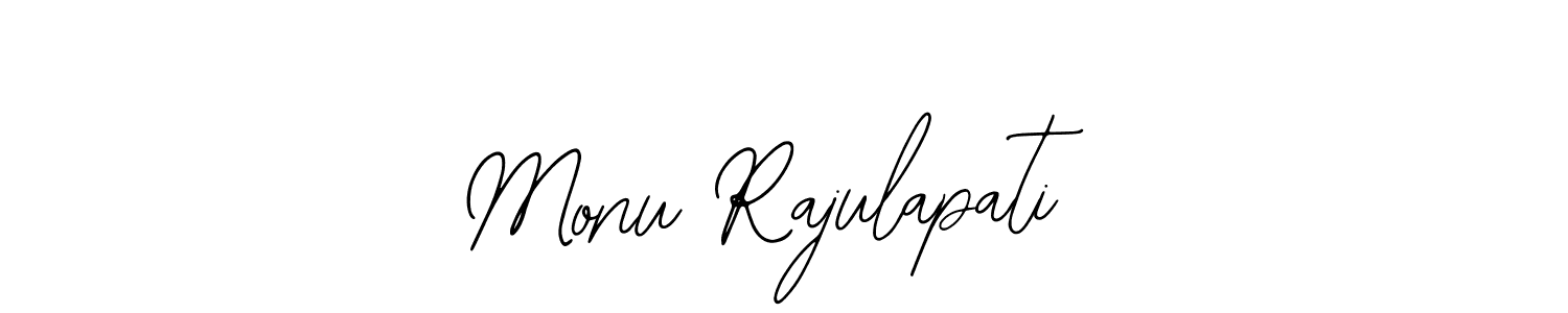 Also You can easily find your signature by using the search form. We will create Monu Rajulapati name handwritten signature images for you free of cost using Bearetta-2O07w sign style. Monu Rajulapati signature style 12 images and pictures png