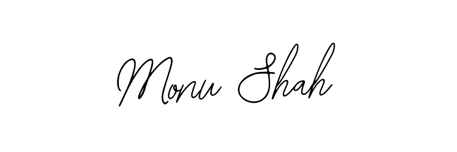 It looks lik you need a new signature style for name Monu Shah. Design unique handwritten (Bearetta-2O07w) signature with our free signature maker in just a few clicks. Monu Shah signature style 12 images and pictures png