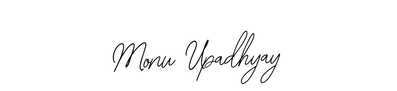 How to Draw Monu Upadhyay signature style? Bearetta-2O07w is a latest design signature styles for name Monu Upadhyay. Monu Upadhyay signature style 12 images and pictures png