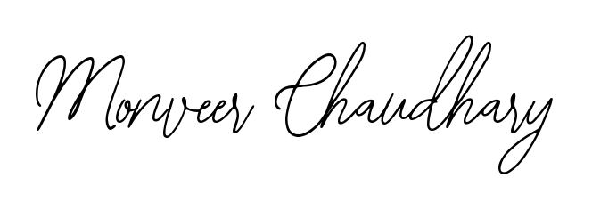 A sleek calligraphic signature for name Monveer Chaudhary utilizing Bearetta-2O07w styling. Great for adding personal signatures to photos and art. Monveer Chaudhary signature style 12 images and pictures png