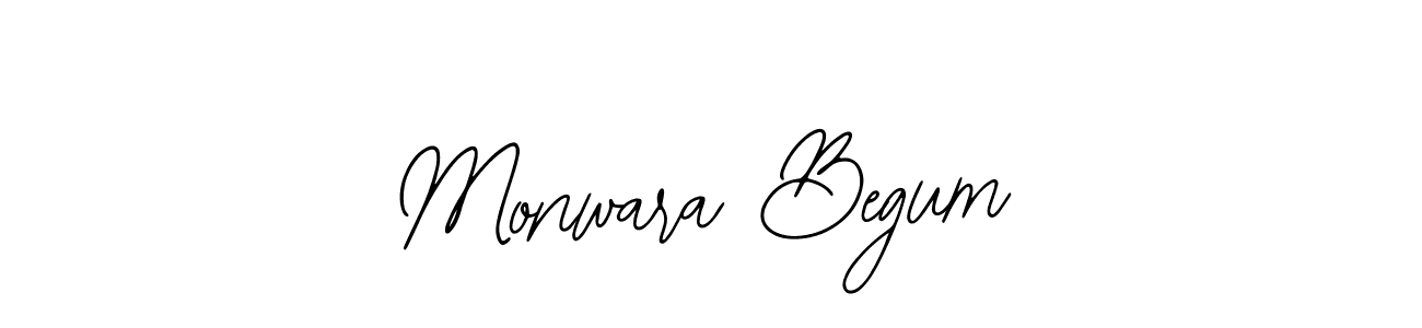 if you are searching for the best signature style for your name Monwara Begum. so please give up your signature search. here we have designed multiple signature styles  using Bearetta-2O07w. Monwara Begum signature style 12 images and pictures png