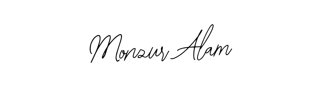 The best way (Bearetta-2O07w) to make a short signature is to pick only two or three words in your name. The name Monzur Alam include a total of six letters. For converting this name. Monzur Alam signature style 12 images and pictures png