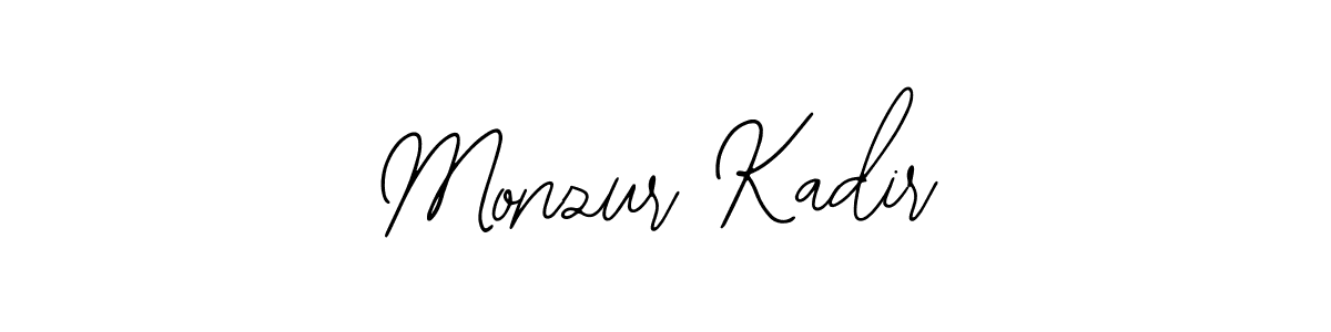 How to Draw Monzur Kadir signature style? Bearetta-2O07w is a latest design signature styles for name Monzur Kadir. Monzur Kadir signature style 12 images and pictures png