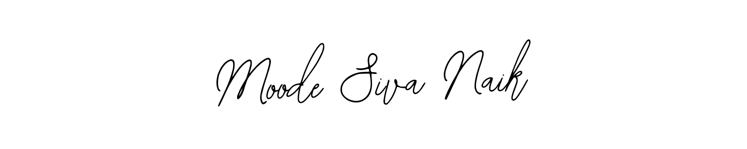 Create a beautiful signature design for name Moode Siva Naik. With this signature (Bearetta-2O07w) fonts, you can make a handwritten signature for free. Moode Siva Naik signature style 12 images and pictures png