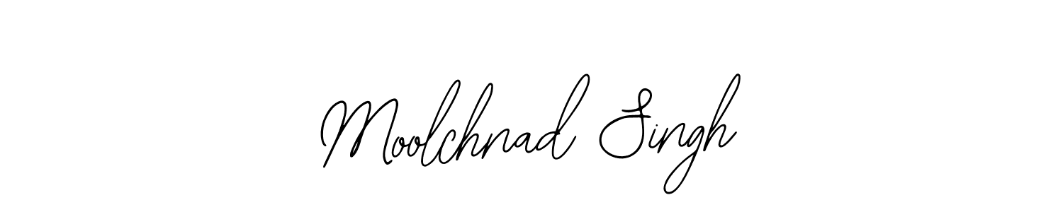 The best way (Bearetta-2O07w) to make a short signature is to pick only two or three words in your name. The name Moolchnad Singh include a total of six letters. For converting this name. Moolchnad Singh signature style 12 images and pictures png