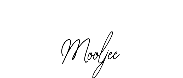 You should practise on your own different ways (Bearetta-2O07w) to write your name (Mooljee) in signature. don't let someone else do it for you. Mooljee signature style 12 images and pictures png