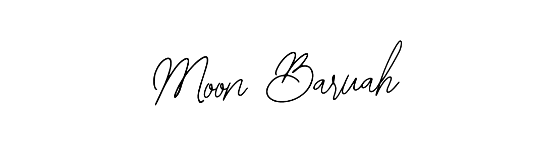 Make a beautiful signature design for name Moon Baruah. Use this online signature maker to create a handwritten signature for free. Moon Baruah signature style 12 images and pictures png