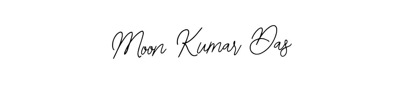How to make Moon Kumar Das name signature. Use Bearetta-2O07w style for creating short signs online. This is the latest handwritten sign. Moon Kumar Das signature style 12 images and pictures png