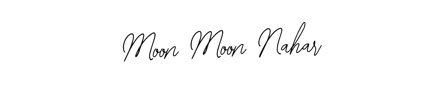 How to Draw Moon Moon Nahar signature style? Bearetta-2O07w is a latest design signature styles for name Moon Moon Nahar. Moon Moon Nahar signature style 12 images and pictures png