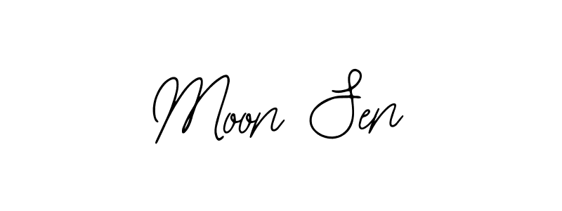 How to make Moon Sen signature? Bearetta-2O07w is a professional autograph style. Create handwritten signature for Moon Sen name. Moon Sen signature style 12 images and pictures png