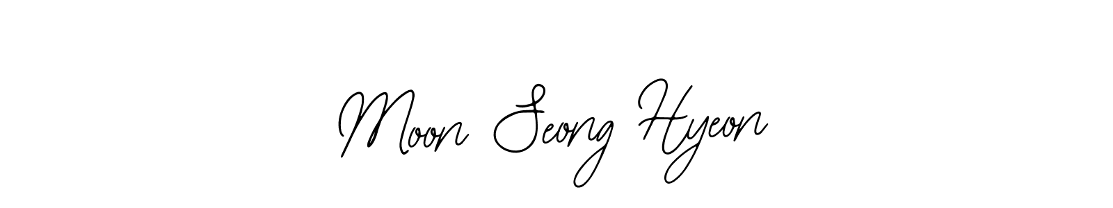 How to make Moon Seong Hyeon name signature. Use Bearetta-2O07w style for creating short signs online. This is the latest handwritten sign. Moon Seong Hyeon signature style 12 images and pictures png