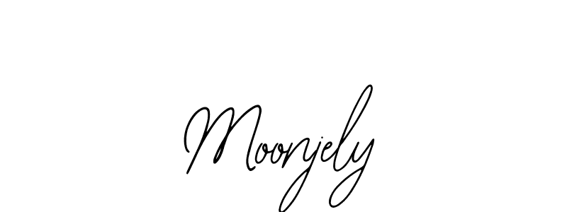 The best way (Bearetta-2O07w) to make a short signature is to pick only two or three words in your name. The name Moonjely include a total of six letters. For converting this name. Moonjely signature style 12 images and pictures png