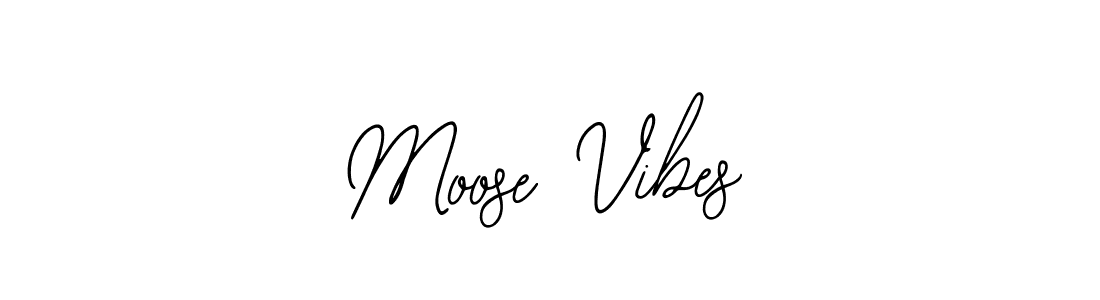 Use a signature maker to create a handwritten signature online. With this signature software, you can design (Bearetta-2O07w) your own signature for name Moose Vibes. Moose Vibes signature style 12 images and pictures png