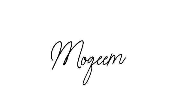 Also we have Moqeem name is the best signature style. Create professional handwritten signature collection using Bearetta-2O07w autograph style. Moqeem signature style 12 images and pictures png