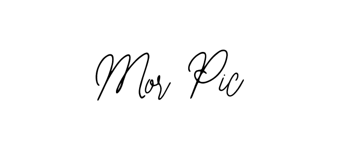 How to Draw Mor Pic signature style? Bearetta-2O07w is a latest design signature styles for name Mor Pic. Mor Pic signature style 12 images and pictures png